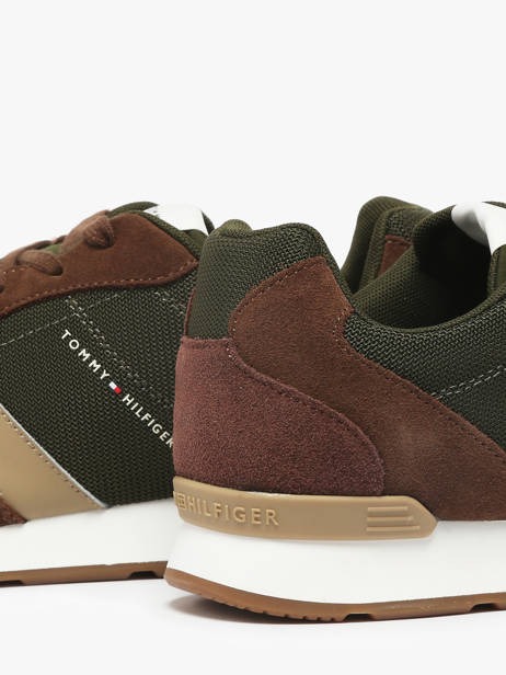 Sneakers In Leather Tommy hilfiger Brown men 5679M1Q other view 2