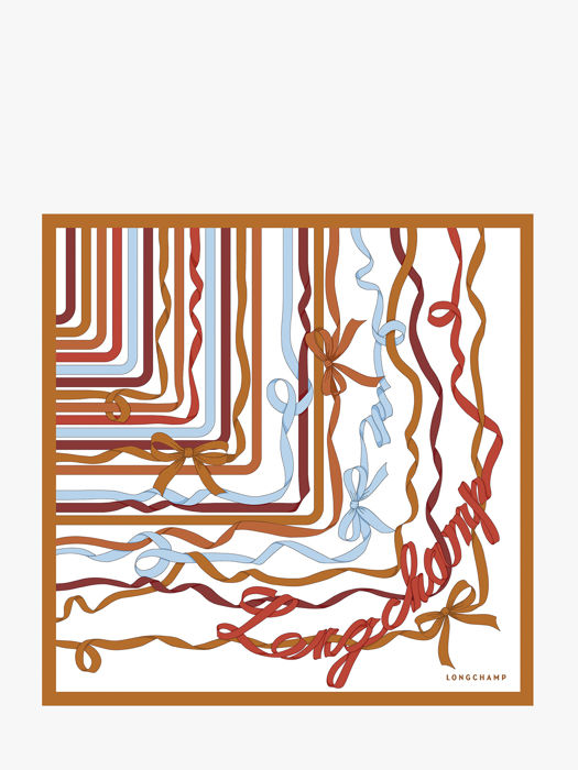 Longchamp Soie gots Etole Marron