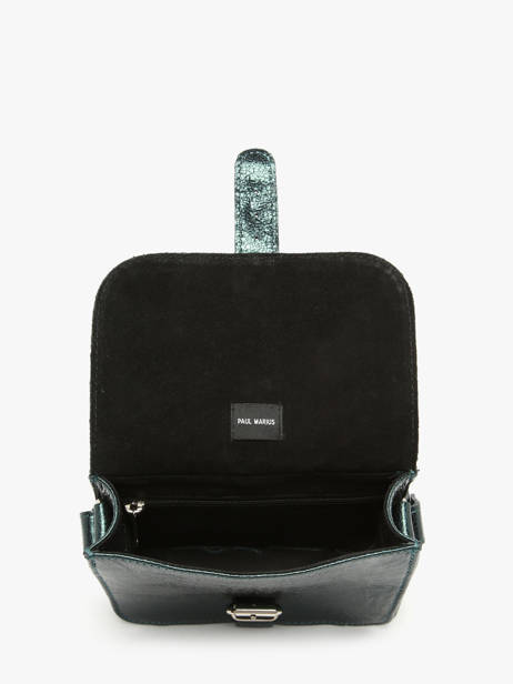 Leather L'essentiel Minuit Crossbody Bag Paul marius Green minuit ESSENMIN other view 3