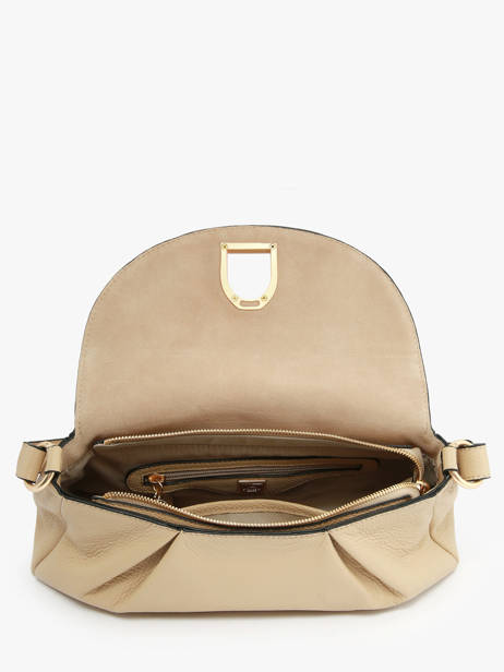 Shoulder Bag Shadow Leather Etrier Beige shadow ESHA163M other view 3