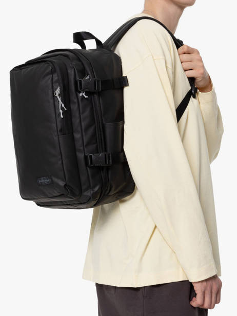 Cabin Duffle Bag Backpack Tarp Eastpak Black tarp A5BKDTAR other view 1