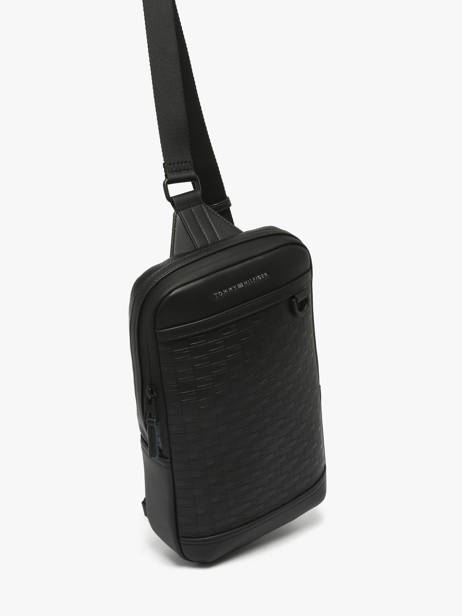 Sac Bandoulière Tommy hilfiger Noir modern tommy AM14024 vue secondaire 2