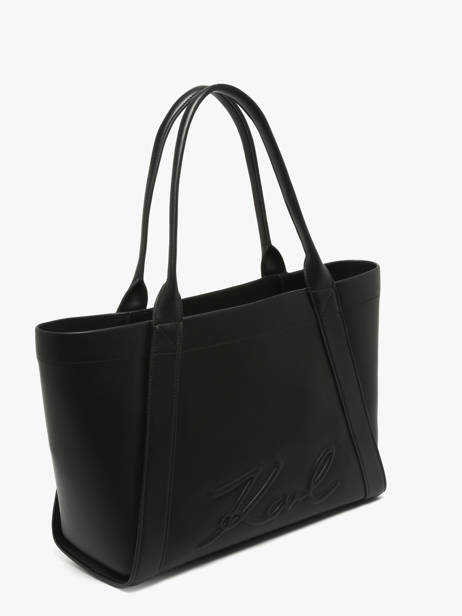 Leather K/ville Studs Shoulder Bag Karl lagerfeld Black k ville B1W30066 other view 2