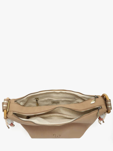 Sac Bandoulière Camomille Pearl Woomen Beige camomille pearl WCAE03 vue secondaire 2