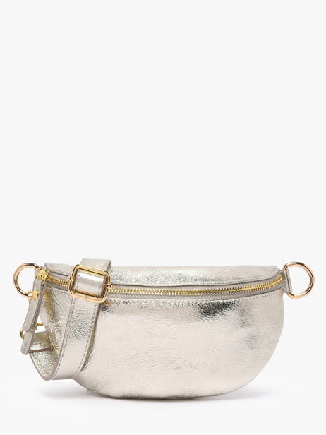 Belt Bag Leather Milano Silver nine NI19091