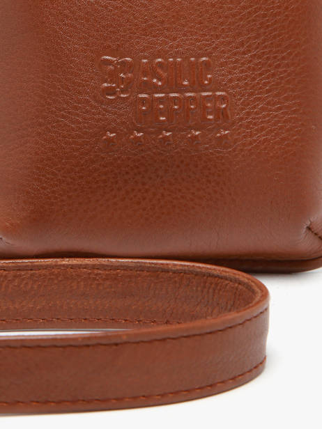 Phone Case Leather Basilic pepper Brown cow BCOW88 other view 5