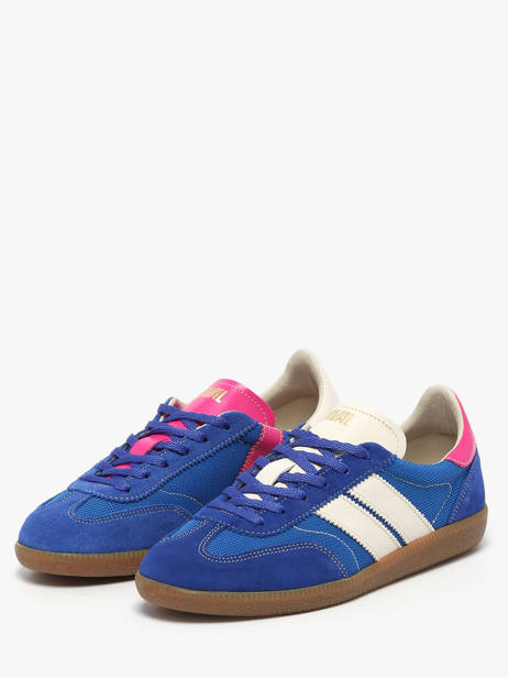 Sneakers In Leather Caval Blue women BAPULS60 other view 1