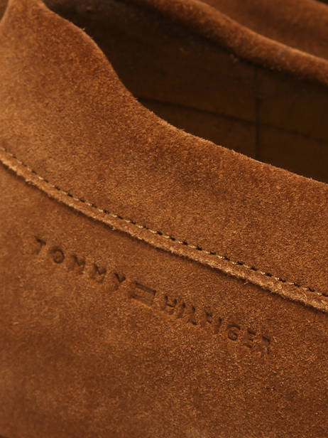 Moccasins In Leather Tommy hilfiger Brown men 5789GVQ other view 3