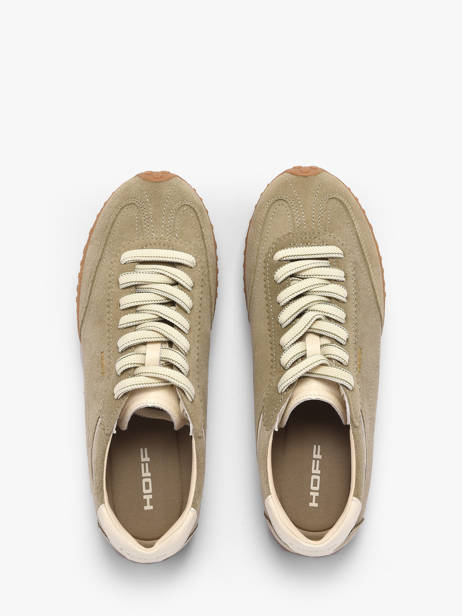 Sneakers In Leather Hoff Green women 22561025 other view 4