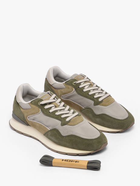 Sneakers In Leather Hoff Green men 12602403 other view 2