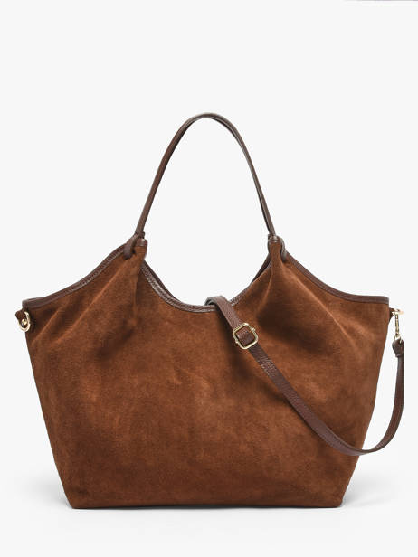 Shoulder Bag Velvet Caviar Leather Milano Brown velvet caviar VC241110 other view 4