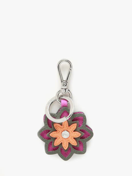 Leather Mandala Keychain Nathan baume Green mandala M