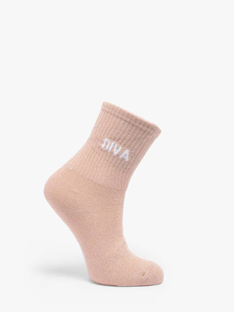 Chaussettes Miniprix Rose socks B03