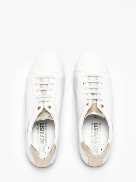 Sneakers En Cuir Mephisto Blanc women P5149766 vue secondaire 3