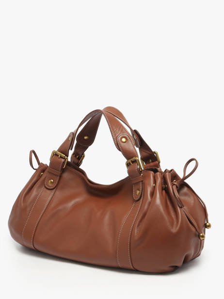 Sac 24h  Icone Cuir Gerard darel Marron icone DDS01410 vue secondaire 2