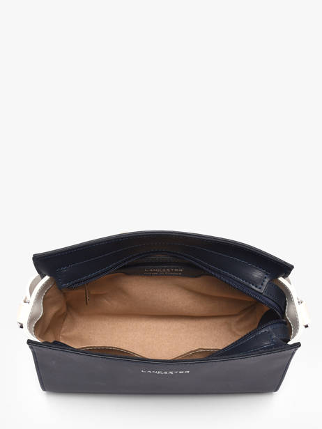 Shoulder Bag Smooth Leather Lancaster Blue smooth 437-02 other view 3
