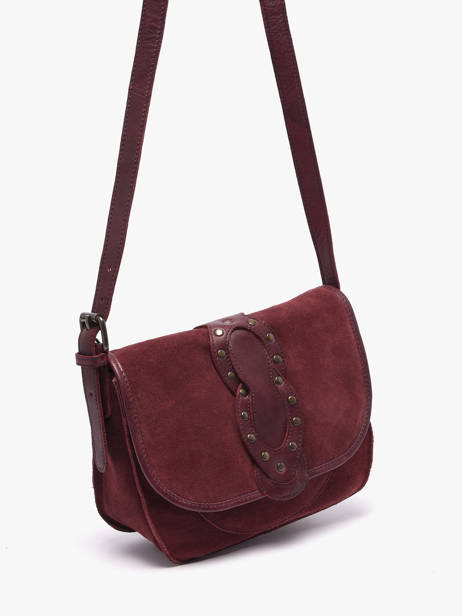 Shoulder Bag Blima Leather Pieces Red blima 17163627 other view 2