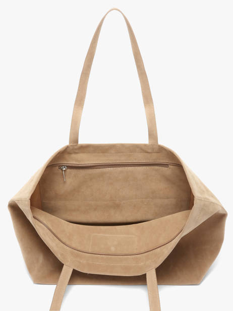 Shoulder Bag Suedine Kba Lancaster Beige suedine kba 63 other view 3