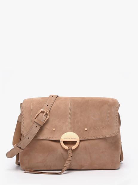 Suede Leather Othilia Crossbody Bag Vanessa bruno Beige othilia 55V40813
