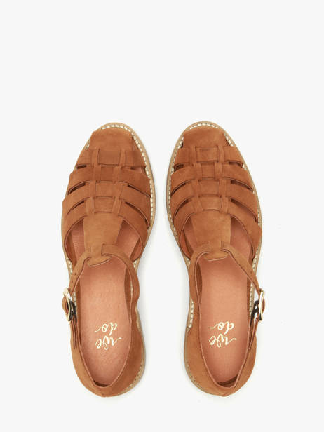 Sandals In Leather We do Brown women 45255A13 other view 3