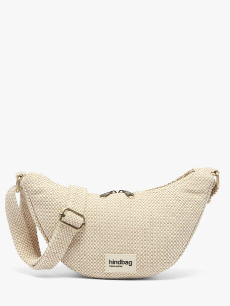 Shoulder Bag Tressage Cotton Hindbag Beige tressage TS