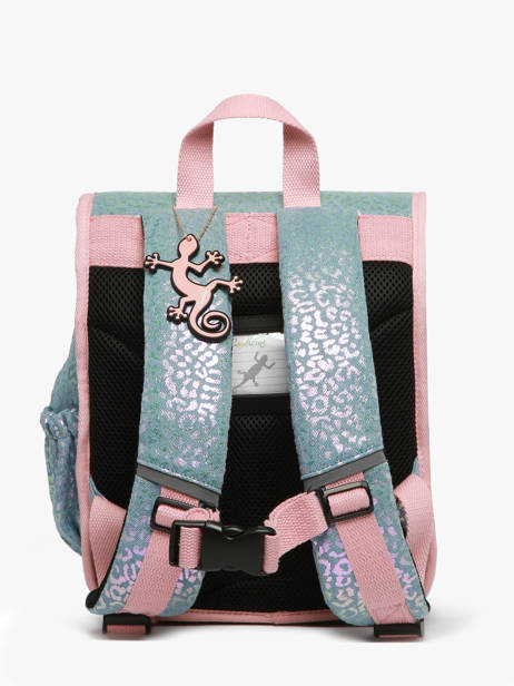 1 Compartment Backpack Cameleon Blue vintage fantasy PBVGSD30 other view 4