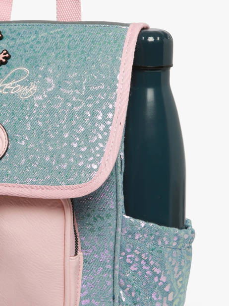 1 Compartment Backpack Cameleon Blue vintage fantasy PBVGSD30 other view 5