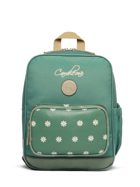 1 Compartment Backpack Cameleon Green vintage fantasy PBVGSD33 other view 7