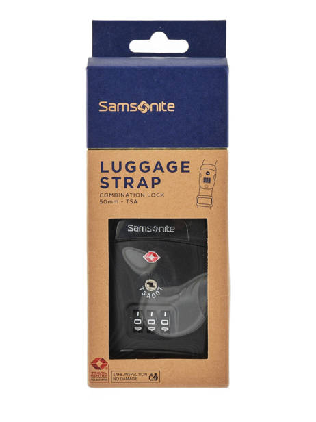 Sangle à Bagage Samsonite Noir global ta C01057 vue secondaire 1