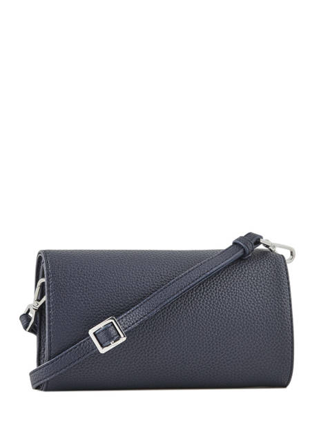 Leather Madrid Clutch With Shoulder Strap Hexagona Blue madrid 536554 other view 3