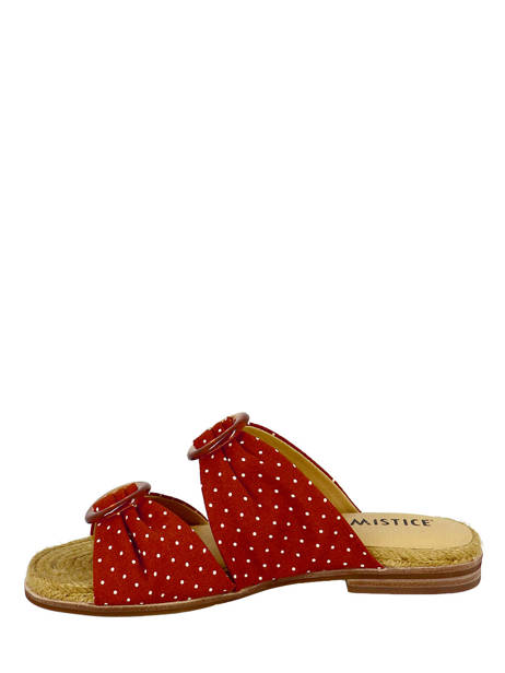 Slippers Armistice Red women RIO6 other view 2