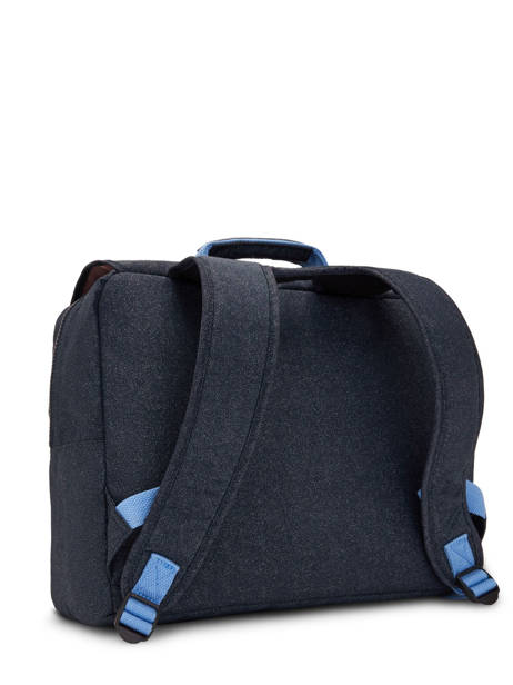2-compartment  Satchel Kipling Blue back to school K00082 other view 4